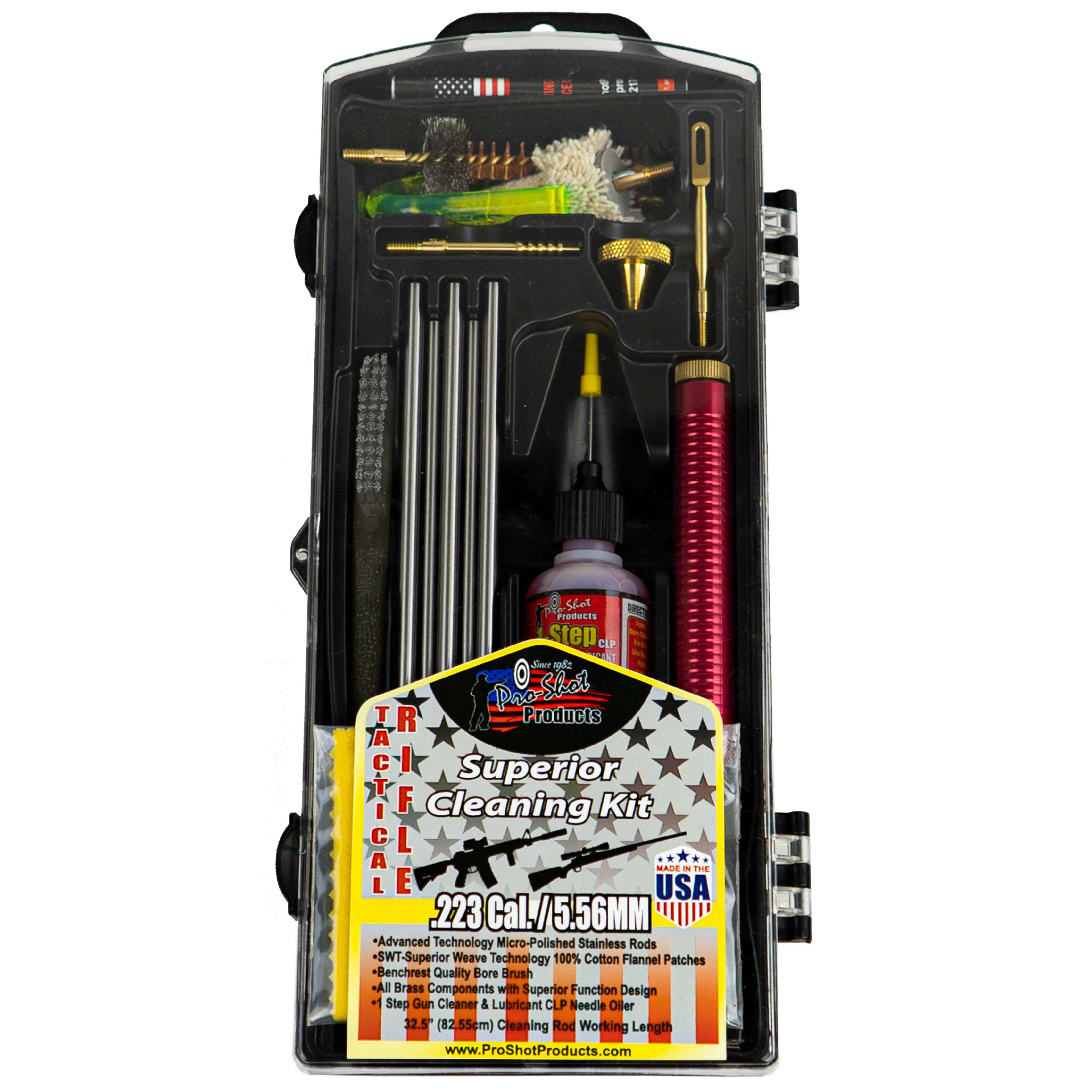 PRO SHOT AR15 TACTICAL CLEANING KIT